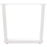  Noge za klub stolić V-oblika 2 kom Bijele 60 x (42-43,3) cm Čelik | Eponuda.com