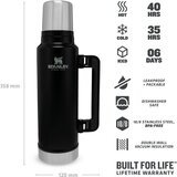 Stanley CLASSIC SERIES 1,4l Termos boca, crna, veličina | shoptok.hr