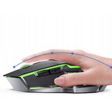  Brezžična optična 2x USB igralna mi&amp;scaron;ka 1600DPI LED RGB 2,4Ghz Slike
