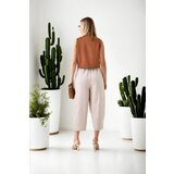 Dewberry 84295 Womens Lined Waistcoat with 3-Button Closure-KAHVE | Shoptok.si