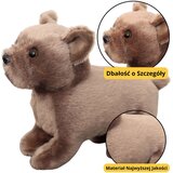 Plišana maskota mazni pas smeđi 19 cm | shoptok.hr
