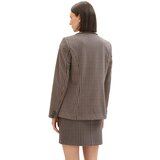 Tom Tailor Blazer mornarska / svetlo rjava | Shoptok.si