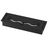  InFire - Ugrađeni bio kamin 7,5x50 cm 3,5kW crna | Eponuda.com