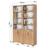 Hanah home Polica za knjige Evm 8205 | Eponuda.com