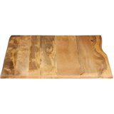vidaXL Mizna plošča 110x80x2,5 cm naraven rob trden mangov les | Shoptok.si