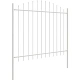  Vrtna Ograda 7 pcs Bijelo 170 x 165 cm Čelik s prahom premazan | shoptok.hr
