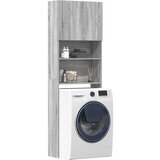 vidaXL Omara za pralni stroj sonoma siva 64x24x190 cm inženirski les | Shoptok.si