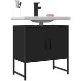 vidaXL Ormarić za umivaonik crni 60 x 33 x 60 cm konstruirano drvo Cijene