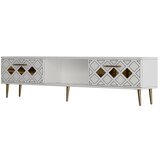 Hanah home tv polica dome white gold | ePonuda.com