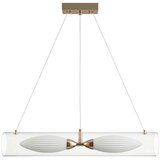 Toolight viseća stropna LED svjetiljka G152-2CP 58 cm, zlatna, 20 W, 4000K | shoptok.hr