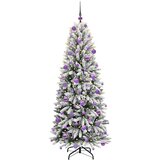 vidaXL Umjetno božićno drvce s stalakom Bijelo 73 x 73 x 180 cm | shoptok.hr