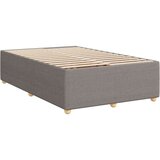 vidaXL Krevet s oprugama i madracem smeđesivi 120 x 200 cm od tkanine | shoptok.hr