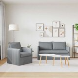 SOFA 140cm 2 pcs Svijetlo siva Metal | shoptok.hr