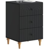  Noćni ormar s ladicama Crna 43x 41 x 66,5 cm Konstruirano drvo | Eponuda.com