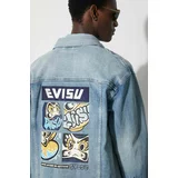 Evisu Traper jakna za muškarce, za prijelazno razdoblje, oversize