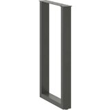  Noge stolića za kavu U-oblika 2 kom antracit 50x(90-91)cm čelik | shoptok.hr