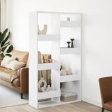 Sobna pregrada bijela 100 x 33 x 175 cm od konstruiranog drva | shoptok.hr