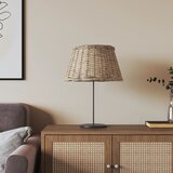 vidaXL Sjenilo za svjetiljku smeđe Ø 50 x 30 cm od pruća Cijene