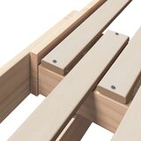  Raztezno posteljno okvir za otroke Rjava 80 x 130 / 165 / 200 cm | Shoptok.si