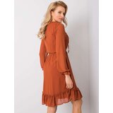 RUE PARIS Dress-264-SK-1369.14P-light brown | shoptok.hr