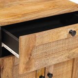  Nočna omarica Naravna 50 x 33 x 60 cm Masiven les manga, (5000107187) | Shoptok.si