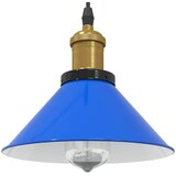vidaXL Visilica podesiva po visini E27 sjaj tamnoplava Ø 22 cm metal Cijene