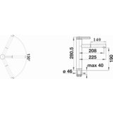 Blanco LINEE-S antracit hrom | Eponuda.com