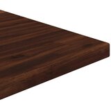  Kvadratni blagovaonski stol 140 x 80 x 75 cm - tamno smeđa i crna 140 x 80 x 75 cm Četvrtasto | shoptok.hr