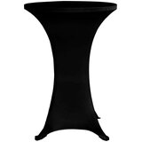  Za stol za stajanje Ø 60 cm crna rastezljiva 4 kom | shoptok.hr