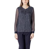 Street One Printed chiffon blouse w placket detail 345452 Plava | shoptok.hr