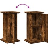  Stalak za izložbu s spremištem boja hrasta 31x30x60 cm drveni | shoptok.hr