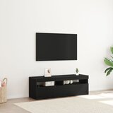 vidaXL TV ormar Crni hrast Konstruirano drvo s crnim hrastom Srednji | shoptok.hr