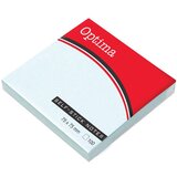 Optima Blok samolepilnih lističev, 75 x 75, 100 listov, pastelno moder Cene