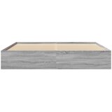  Okvir za krevet boja hrasta 200x200 cm od konstruiranog drva | shoptok.hr