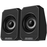 Sven 180 Zvučnici 2.0 Crni, USB, Izlazna Snaga 2x3W (RMS) | shoptok.hr