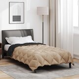  Zimska pokrivača Crna i taupe 140 x 200 cm Mikrovlakna | shoptok.hr