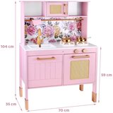  Lesena roza kuhinja z efekti | Shoptok.si