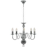  Luster srebrni 5 žarulja E14 | shoptok.hr