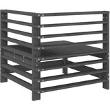  Kutna vrtna sofa siva od masivne borovine | shoptok.hr