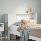 vidaXL Vzglavje s predelki bela 75 cm trdna borovina Cene