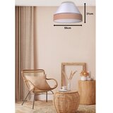  duolla - plafonsko svetlo avignon 1xE27/15W/230V, prečnik 50 cm, bela/braon | Eponuda.com