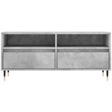 vidaXL TV omarica betonsko siva 100x34,5x44,5 cm inženirski les | Shoptok.si