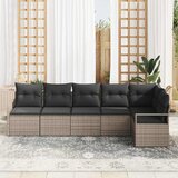  Set sofe 6 pcs Siva poliratan | Eponuda.com