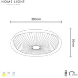 HOME LIGHT Solea 105 CCT LED plafonjera | Eponuda.com