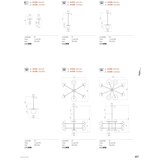  Redo 01-2753 - Luster na šipci PLATO 8xG9/10W/230V crna | Eponuda.com