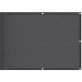  The Living Store Balkonsko platno antracitno 75x800 cm 100 % poliestrski oxford - Balkonsko Platno, (21502094) | Shoptok.si