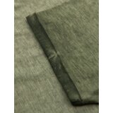 Ombre Men's cotton V-neck knit t-shirt with washed effect - olive | Shoptok.si