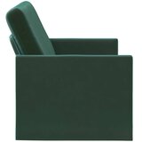  Kauč za dvoje Tamnozelena 130 x 81 x 82 cm Baršun - Tamnozelena 120 cm | shoptok.hr