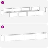  Povišeni vrtni krevet Bijela 360 x 40 x 40 cm | shoptok.hr