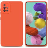 Cadorabo Ohišje, združljiv s Samsungom v tekočini Orange - Zaščitni pokrov iz fleksibilnega silikona TPU, (20596269) Cene